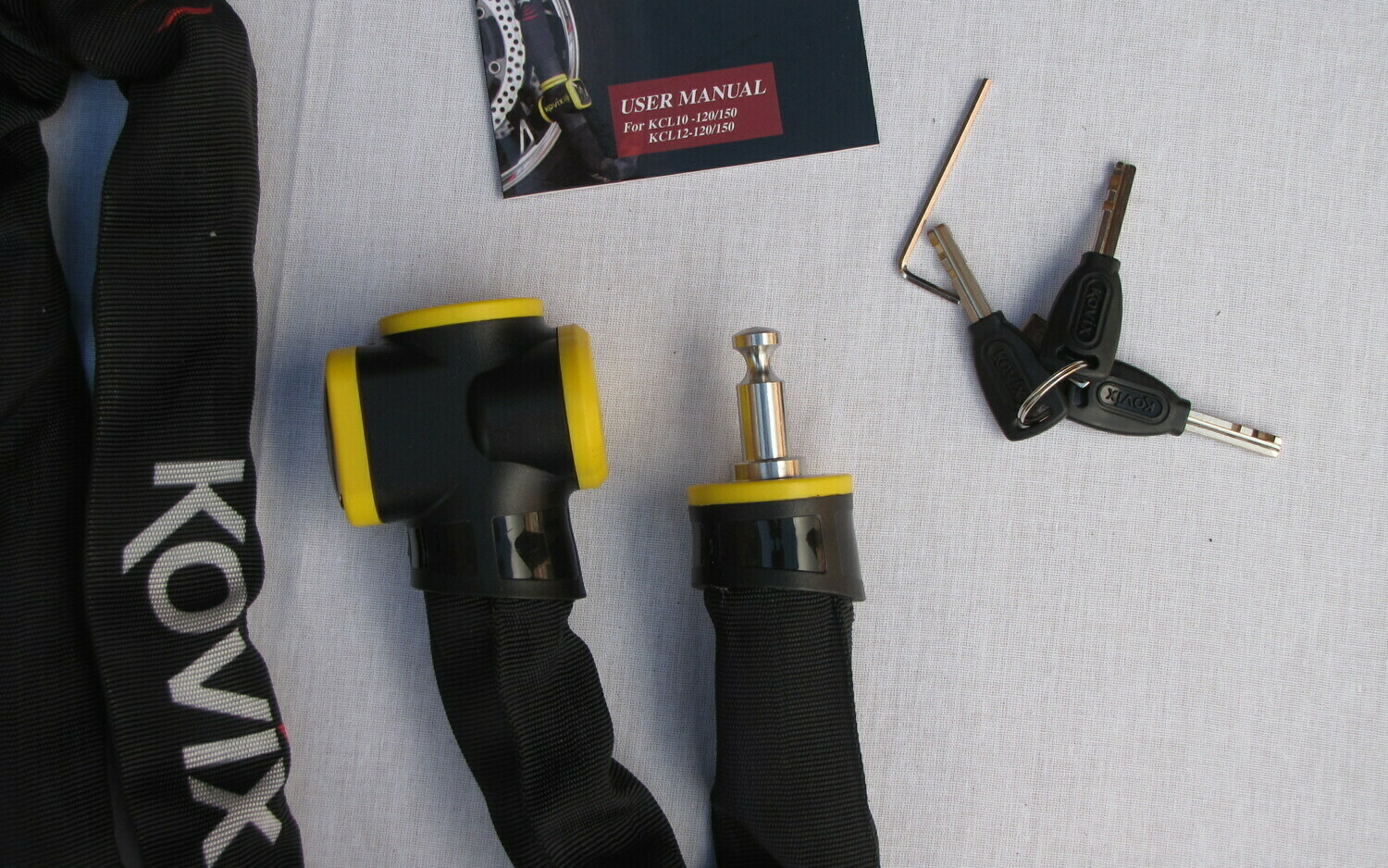 надежная цепь и сигнализация сигнализация для мотоцикла. Цепь