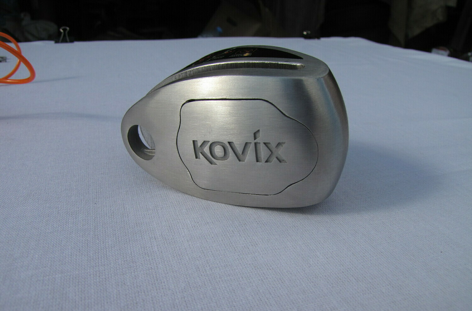 электроника замка укрыто внутри корпуса замок с сигнализацией для мотоцикла надежный