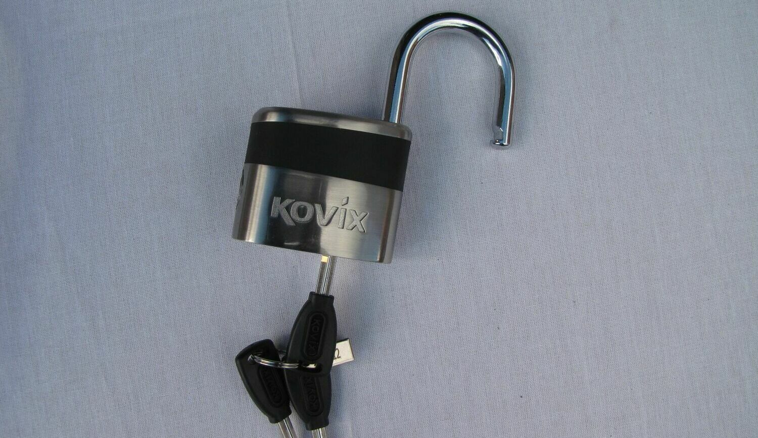 замок с высокопрочной дужкой 10 мм и сигнализацией замок Kovix KPL -10