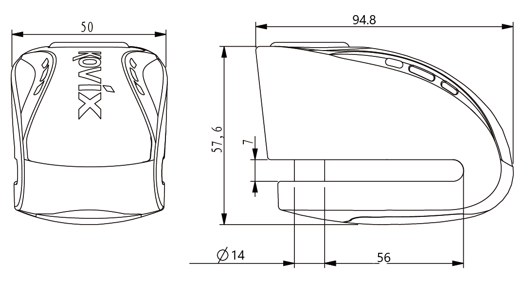 замок из нержавеющей стали с сигнализацией для мотоцикла замок на тормозной диск с сигнализацией