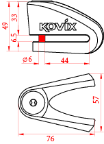просстой механический замок для защиты от кражи защита скутера от угона
